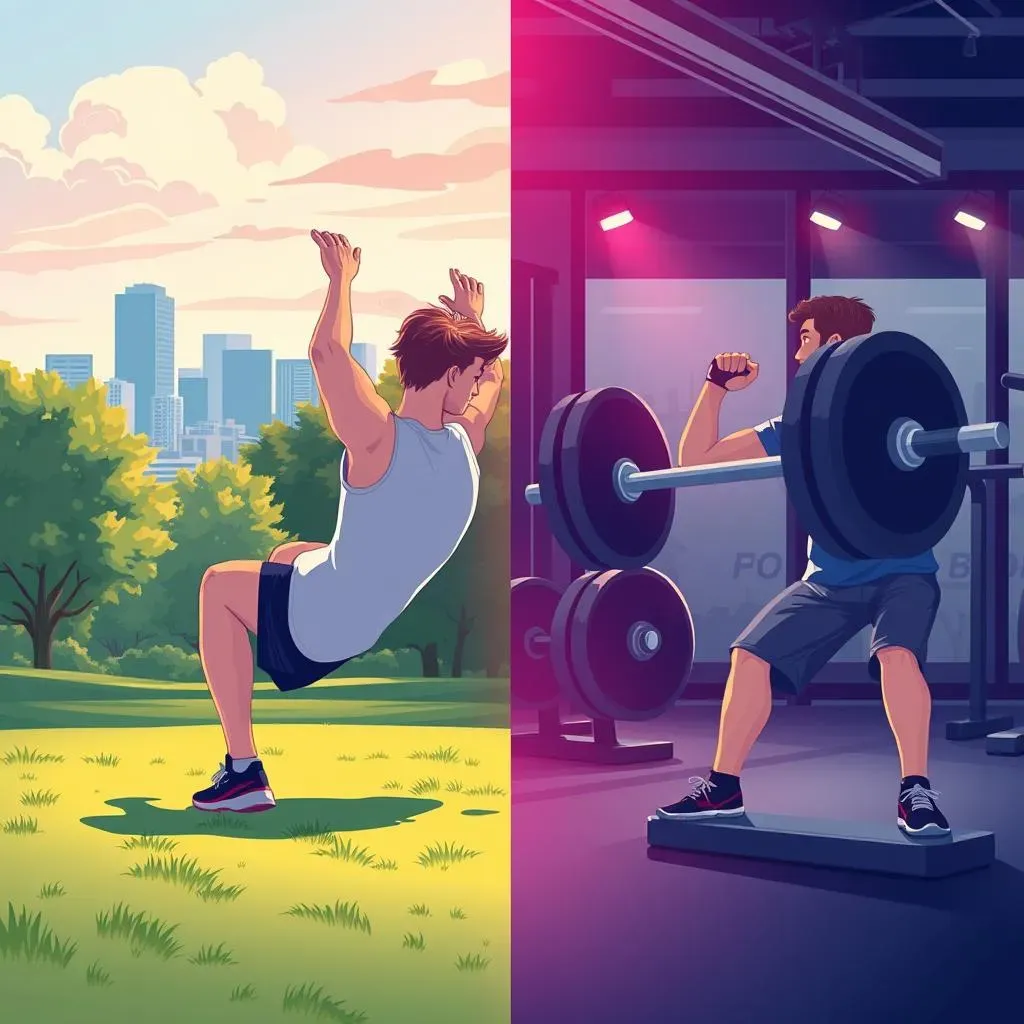 Benefits FaceOff: Calisthenics vs Gym Workouts