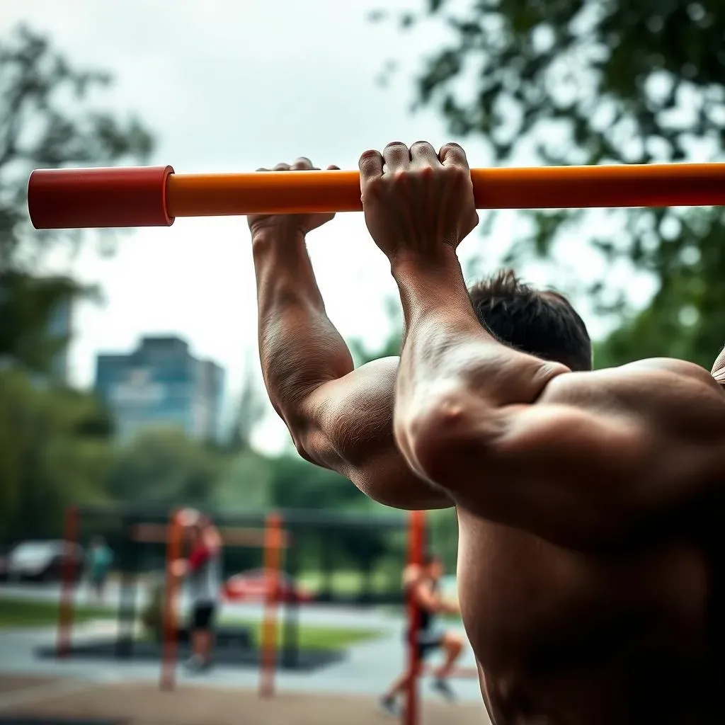 The Street Workout Single Stick: A Calisthenics Çubuğu Example