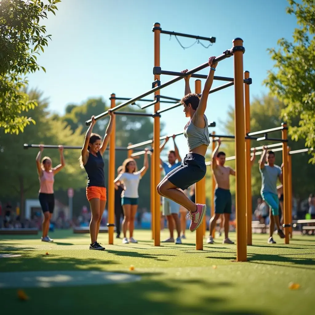 What's the Deal with Outdoor Calisthenics Parks?